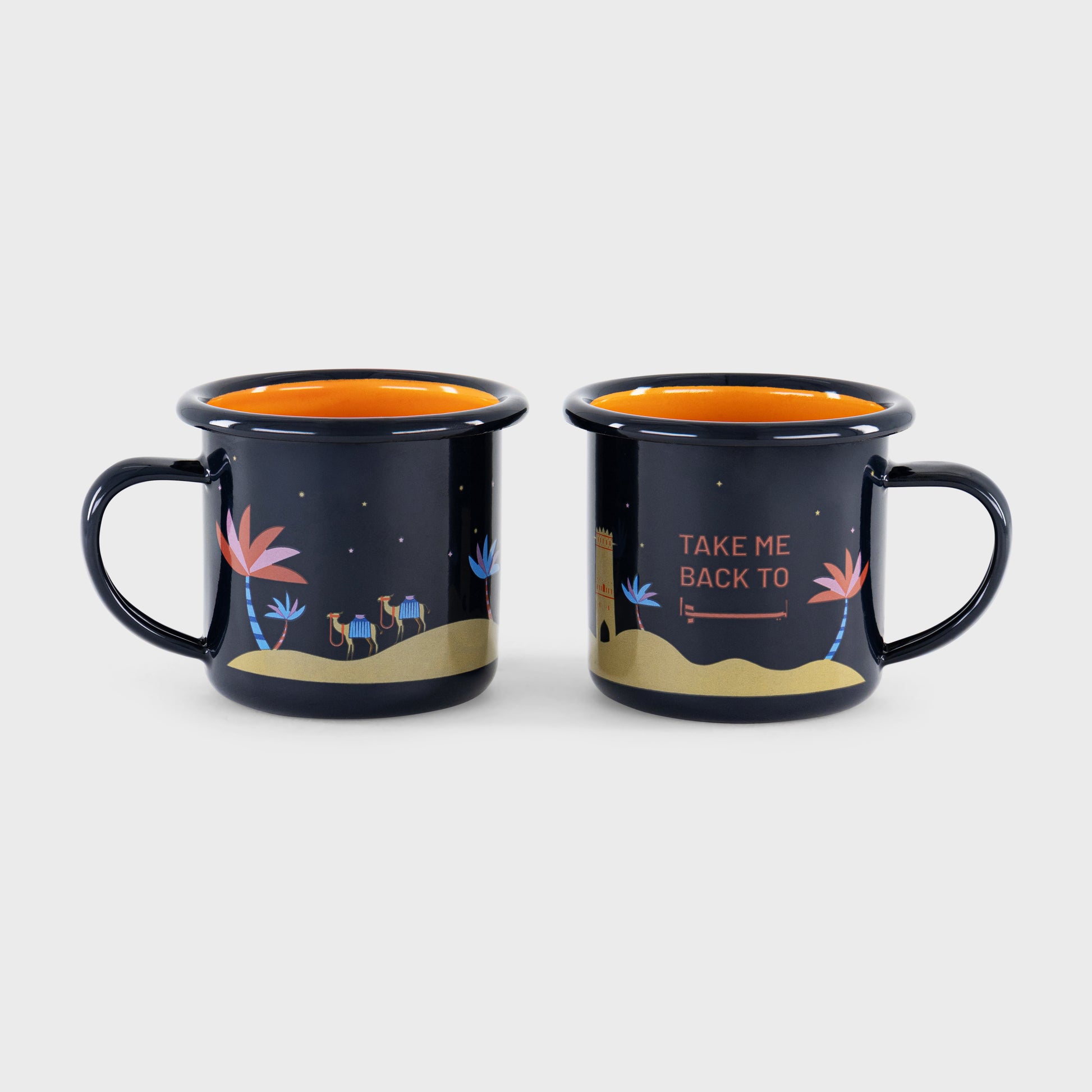 Enamel Espresso Mug Set