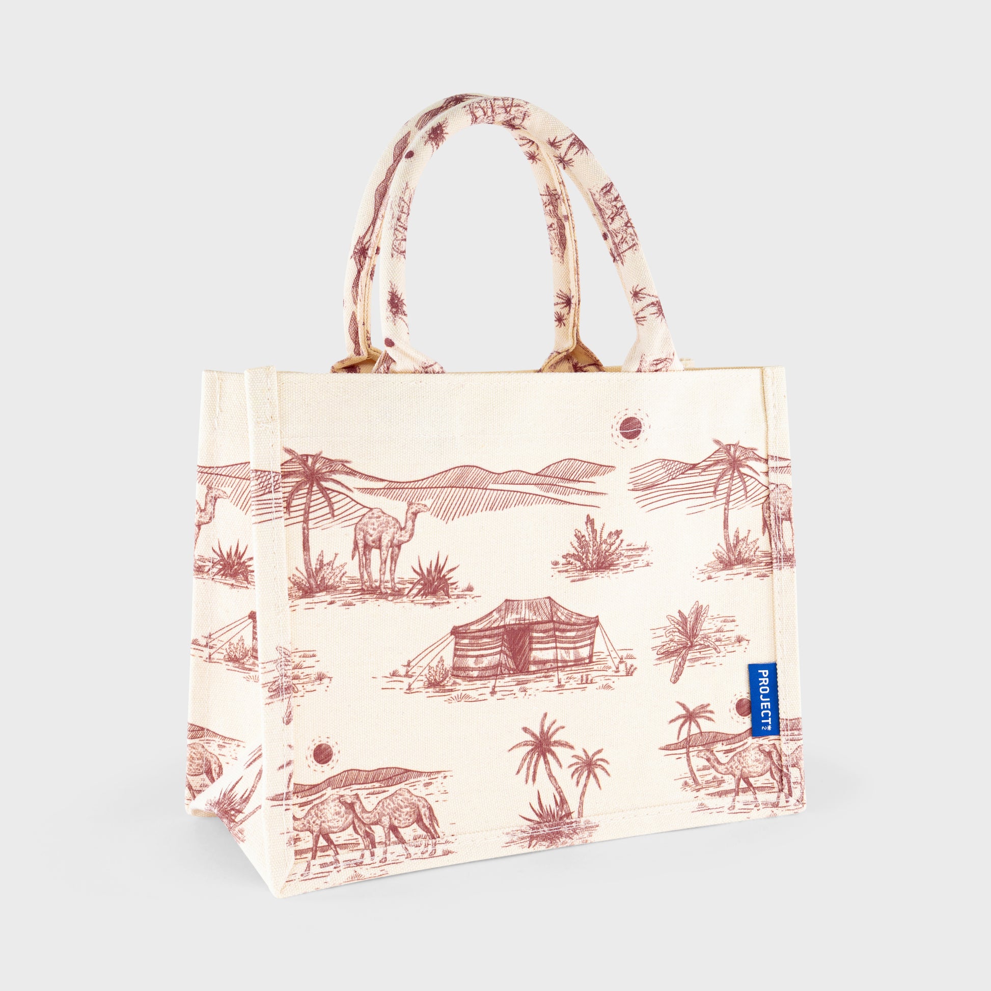 Small Red Liwa Tote Bag