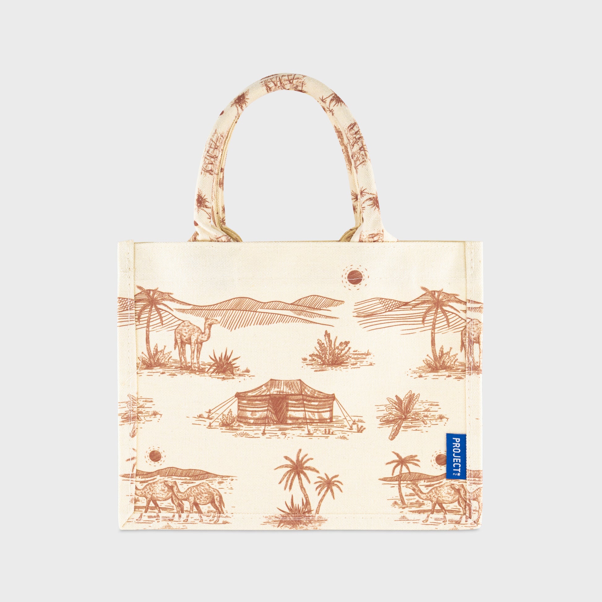 Small Orange Liwa Tote Bag
