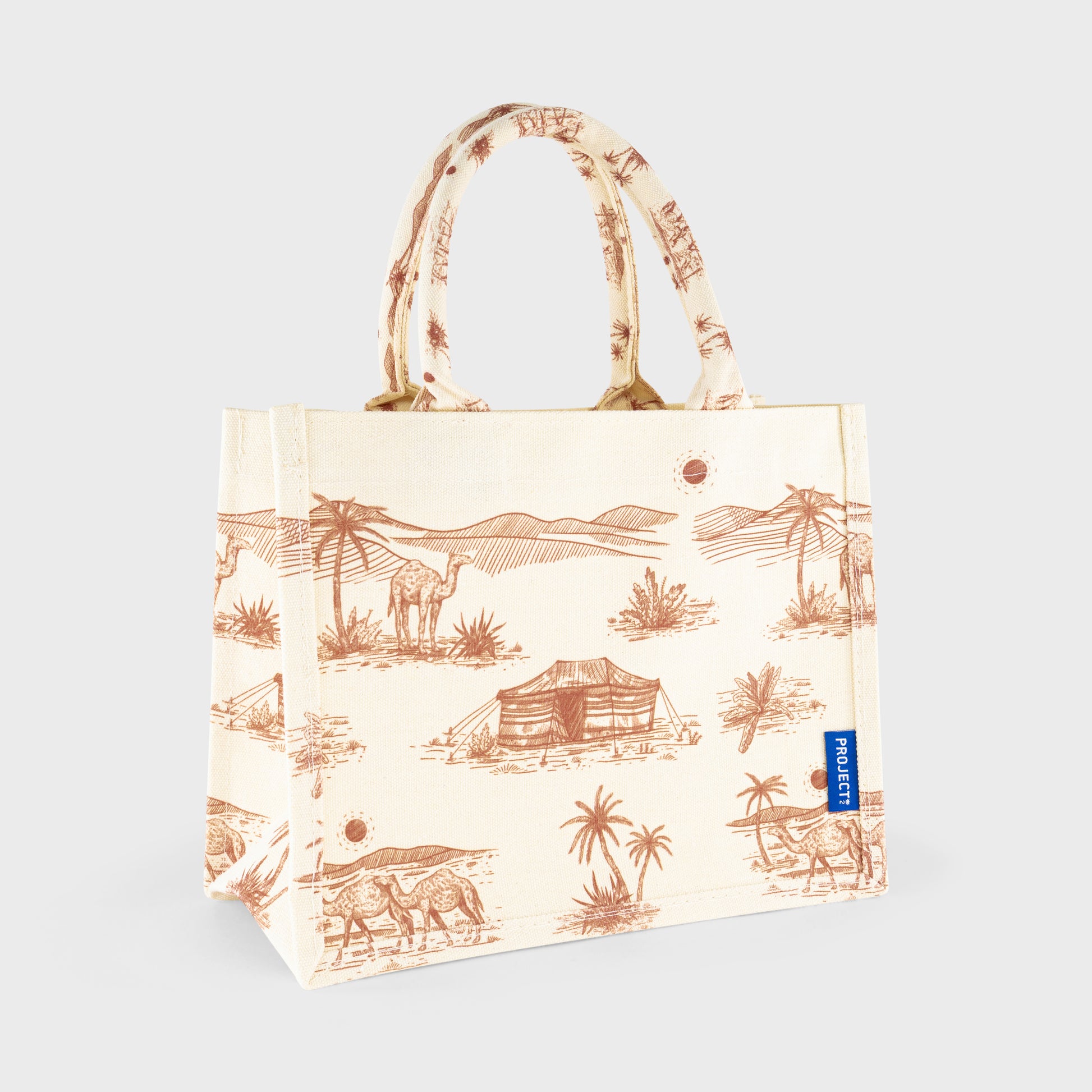 Small Orange Liwa Tote Bag
