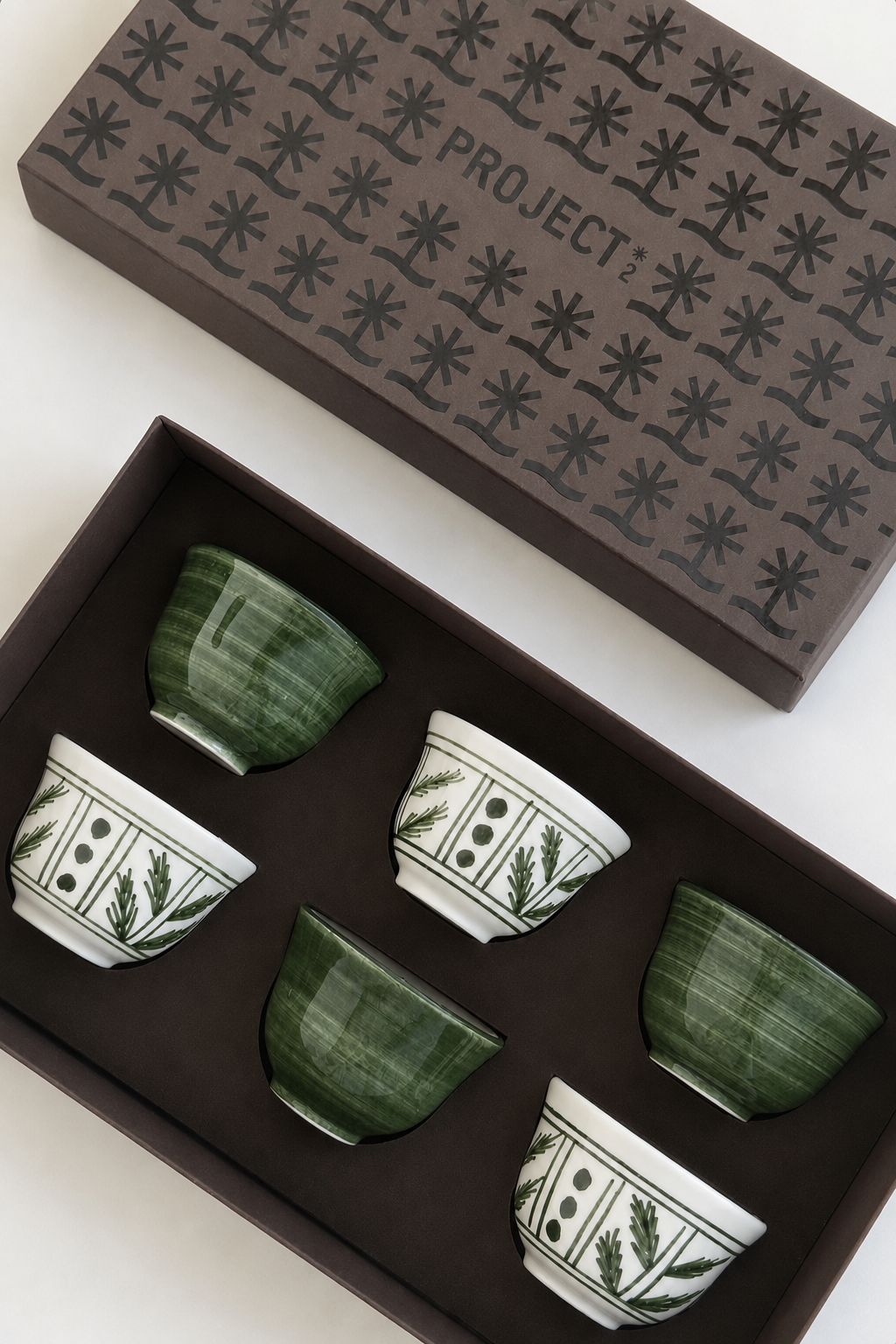 Liwa Gahwa Cups-Green