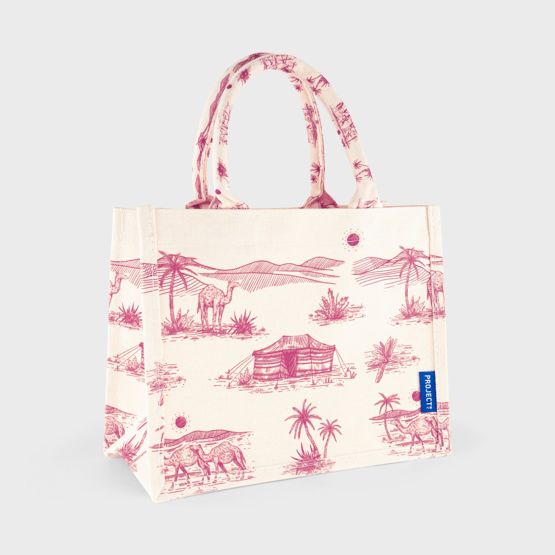 Small Pink Liwa Tote Bag